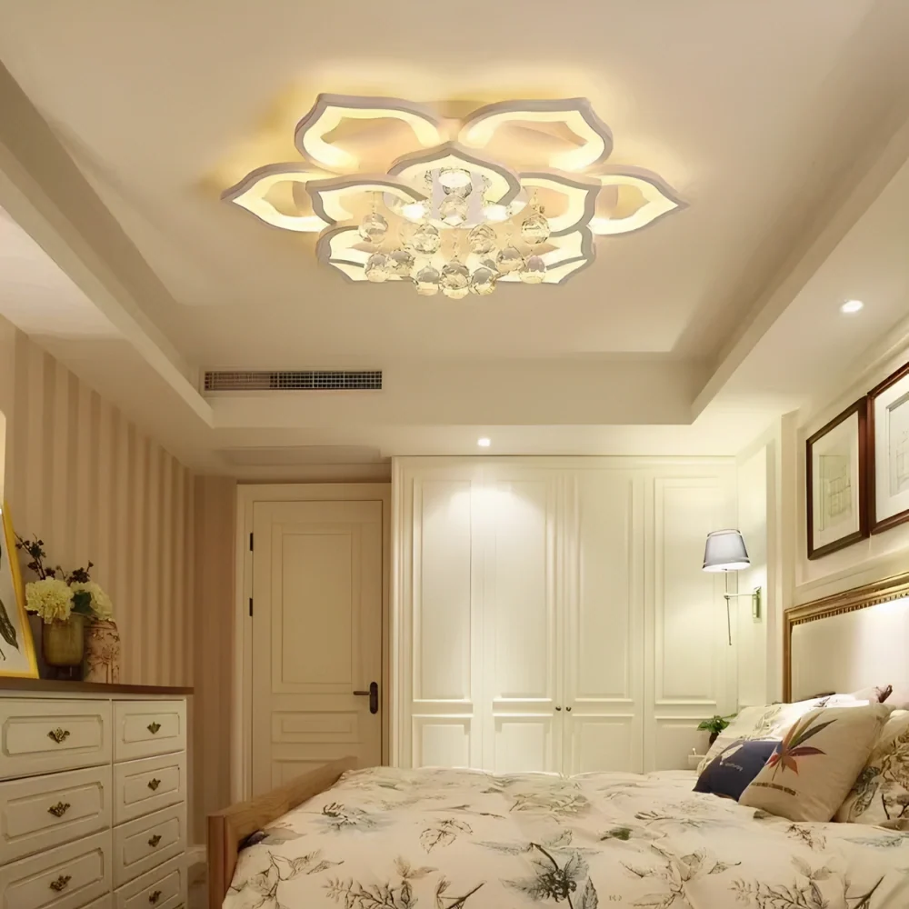 Lotus™ Candelabro de cristal