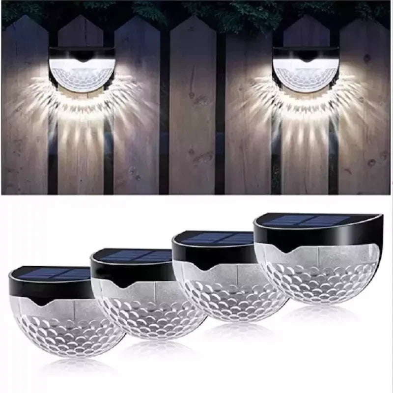 Lámpara solar de pared para exteriores
