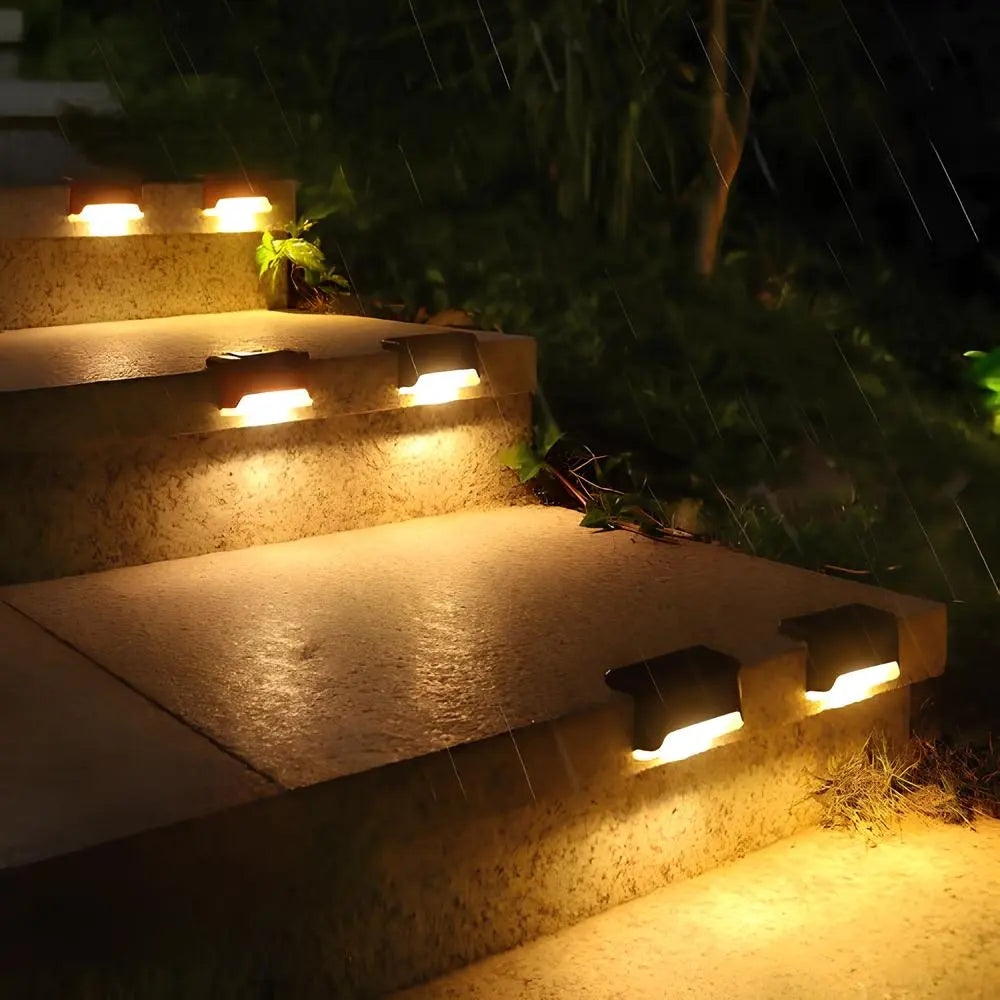 Luces solares de paso