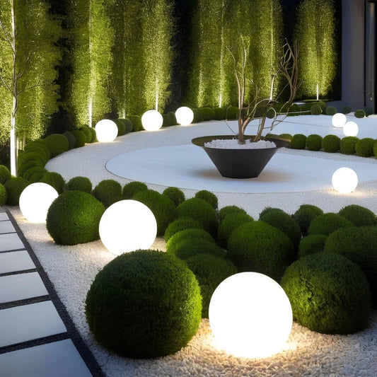 Lámpara esférica de jardín