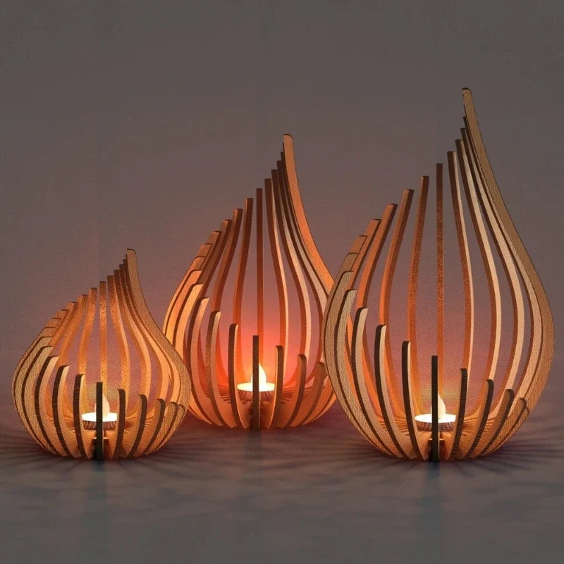 GlimmerDrop™ Candlestick Holder