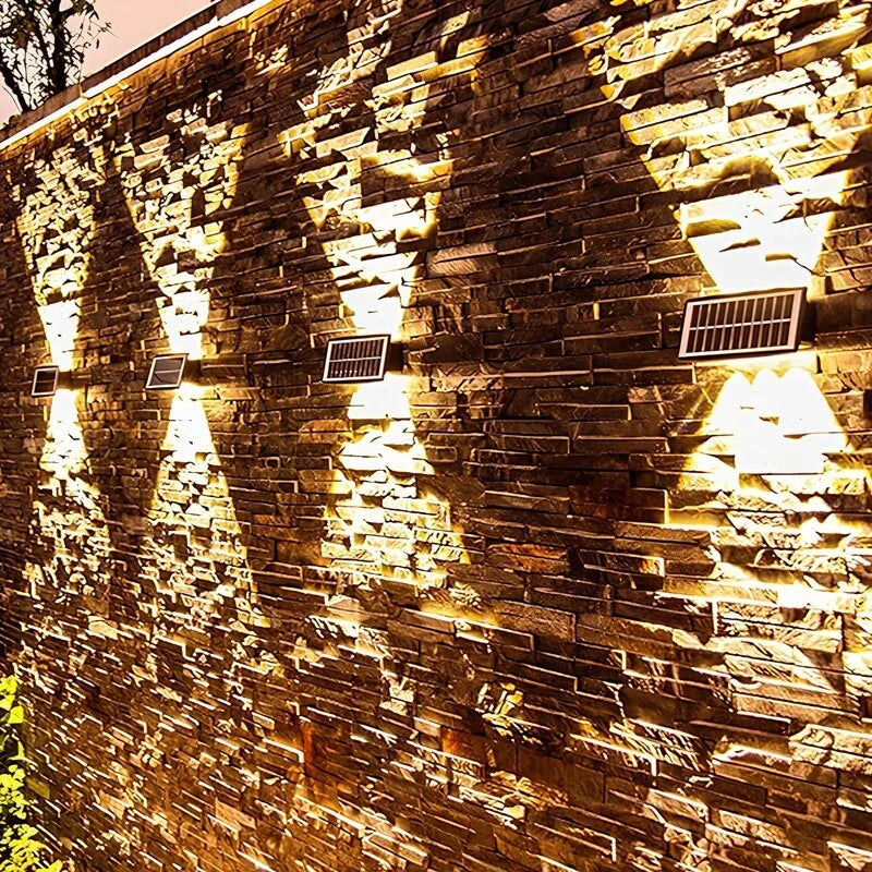 Aplique solar para pared
