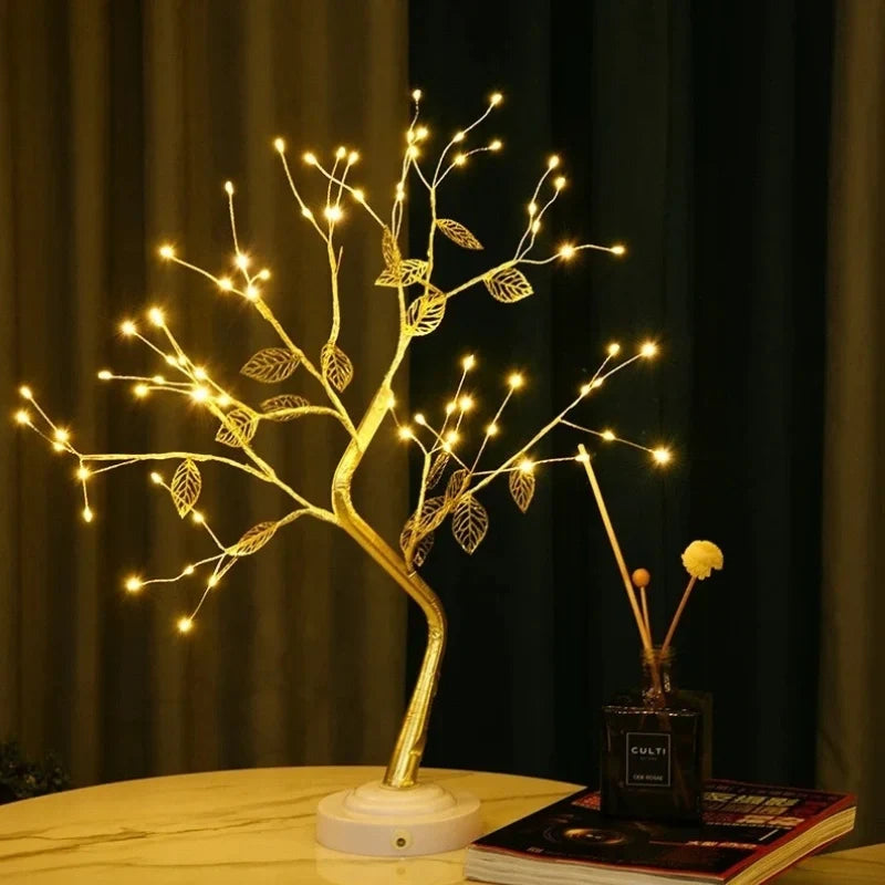 Árbol de hojas doradas