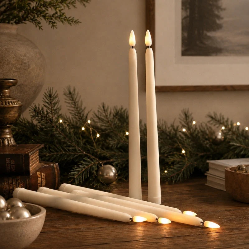 Velas sin llama para candelabro