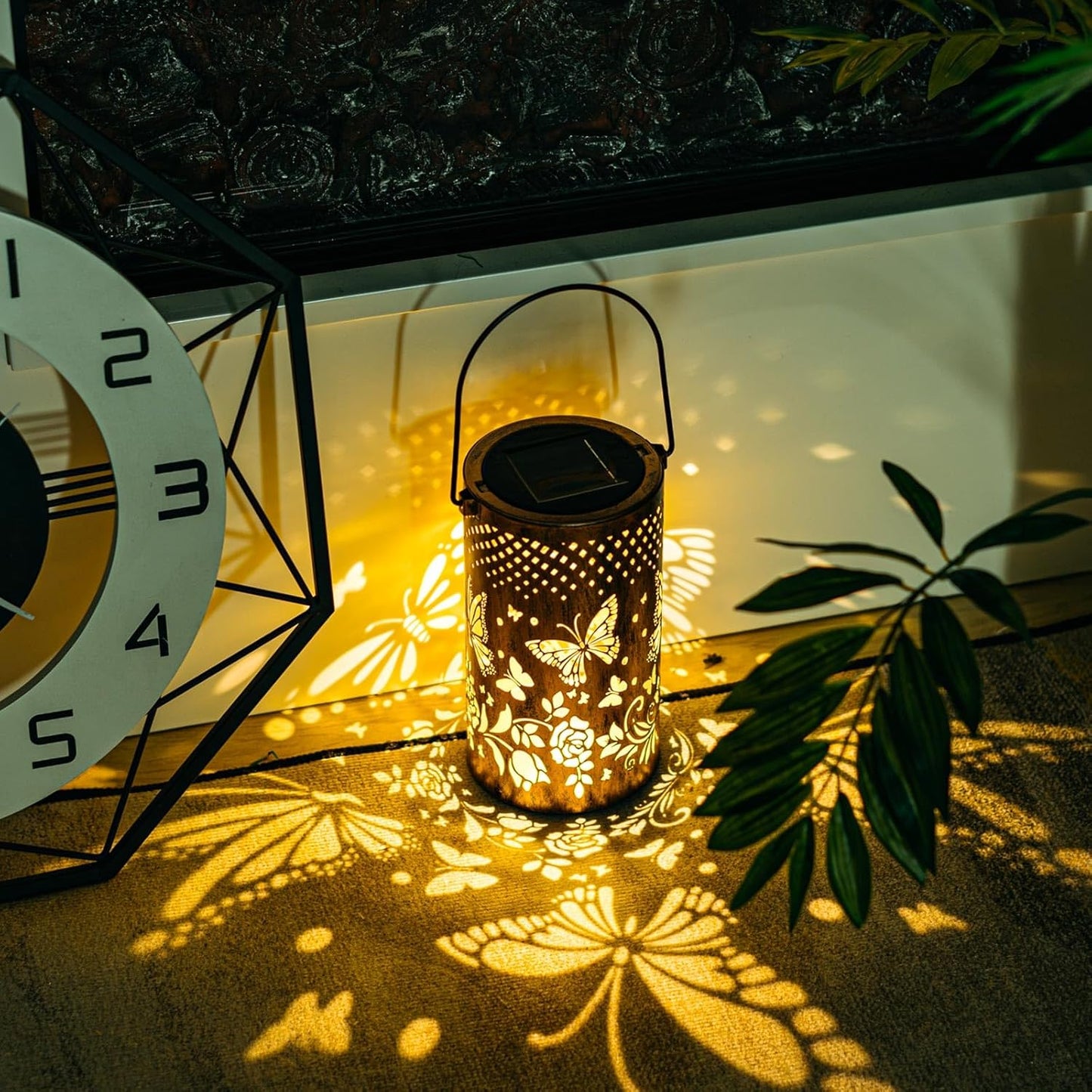Lámpara solar con diseño