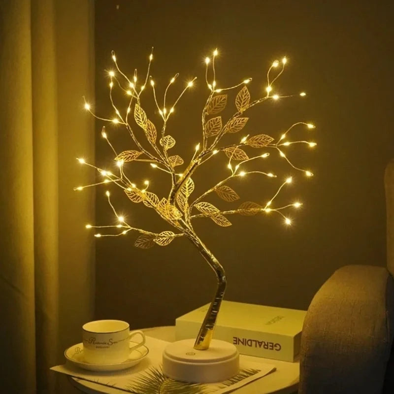 Árbol de hojas doradas
