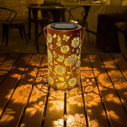 Lámpara solar con diseño