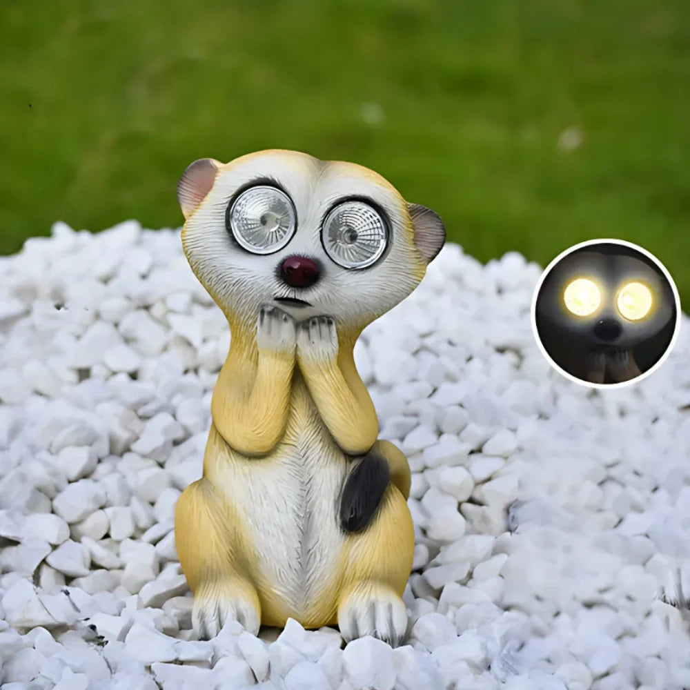 SolarKats™ Figuras luminosas de suricatas