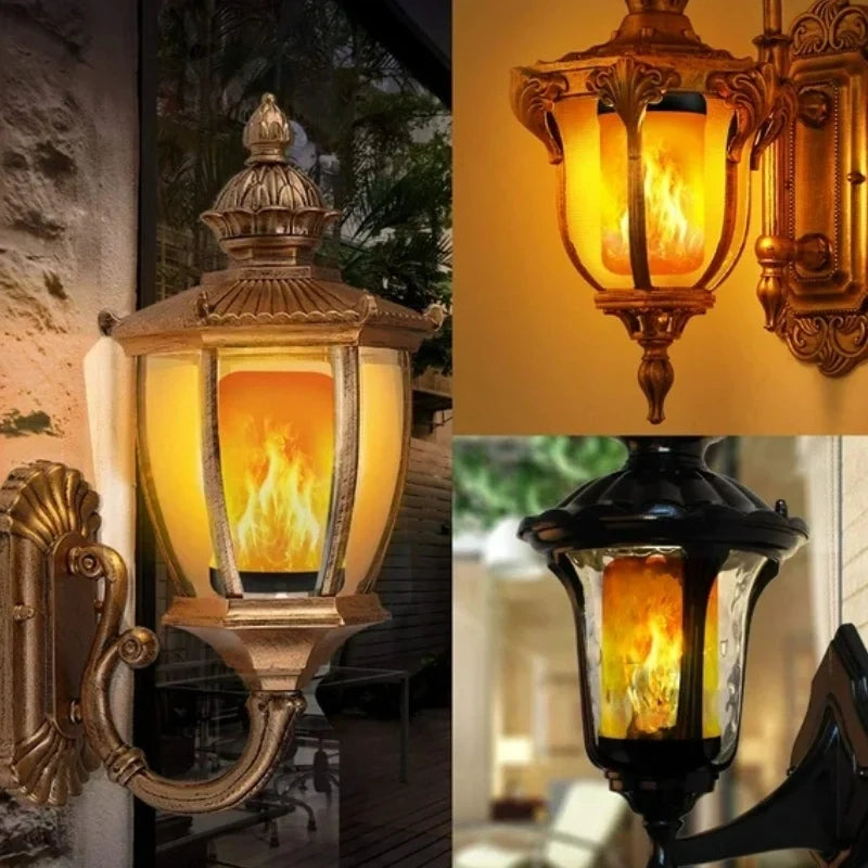 Bombilla LED con efecto llama