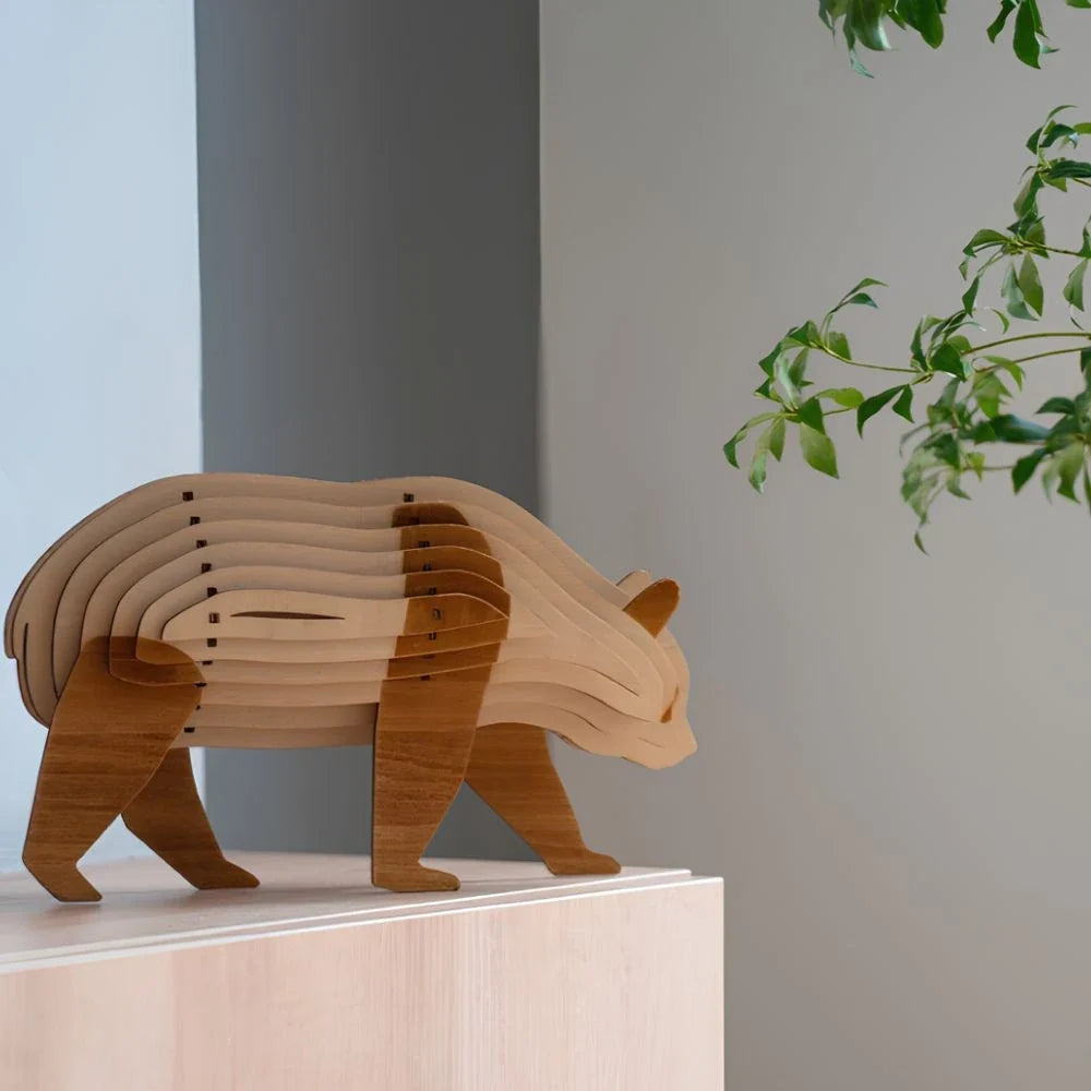 WildCraft™ Lámpara de madera con animales