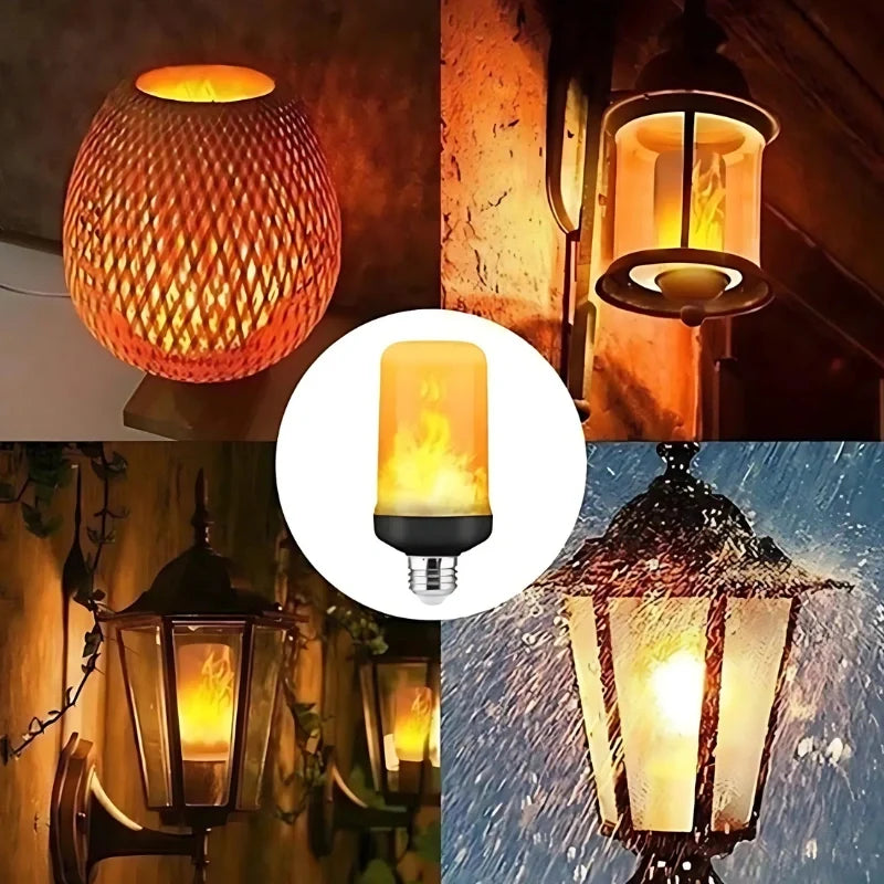 Bombilla LED con efecto llama