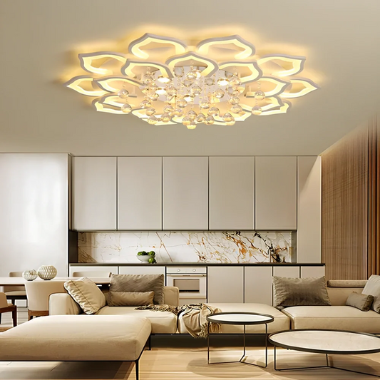 Lotus™ Candelabro de cristal