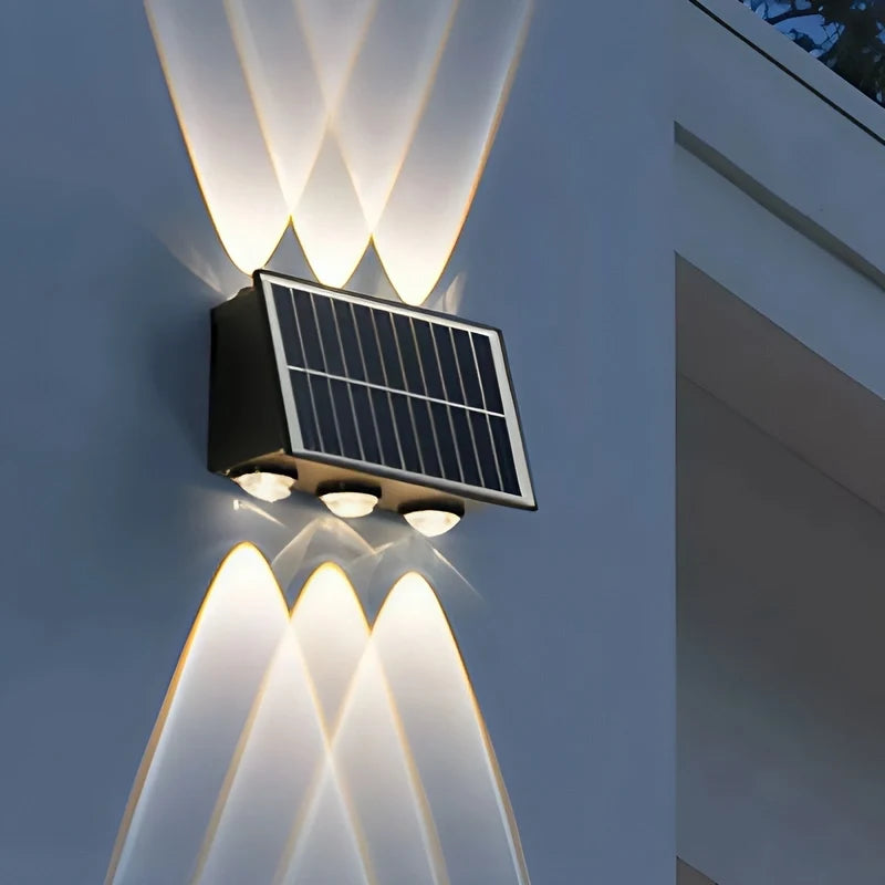Aplique solar para pared