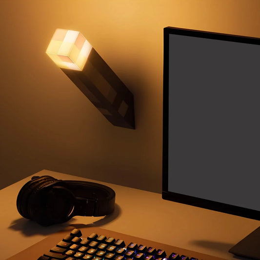Luz de antorcha de juego retro
