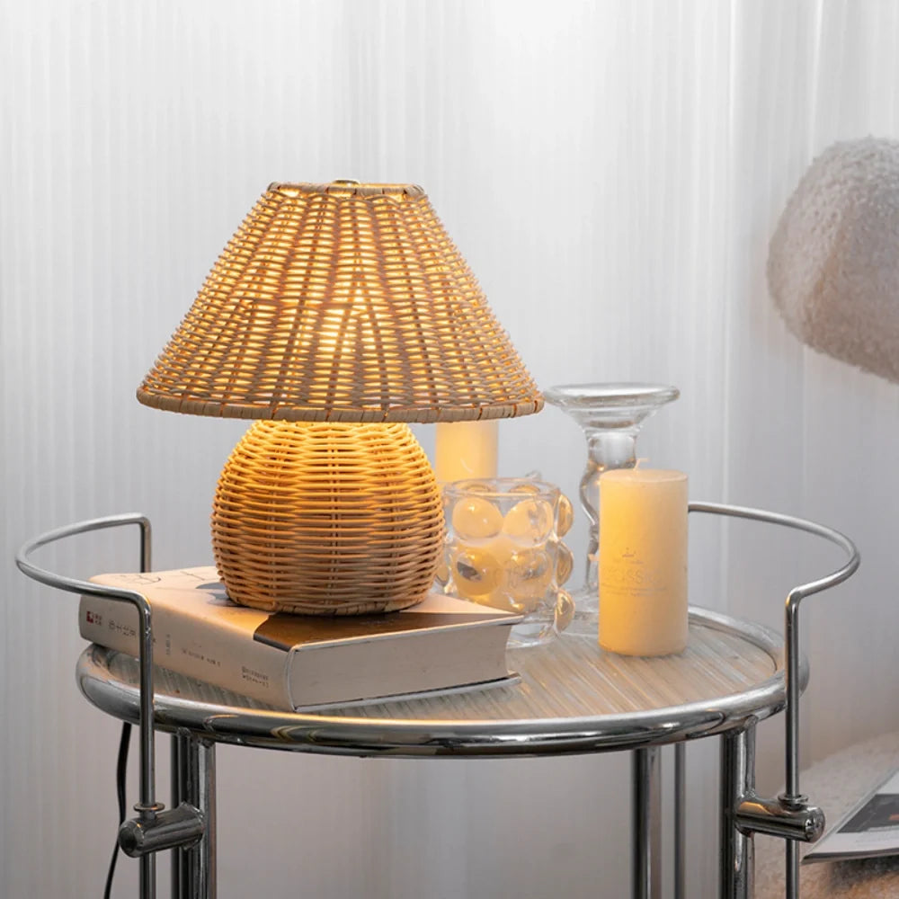 WeaveCraft™ Lámpara de mesa