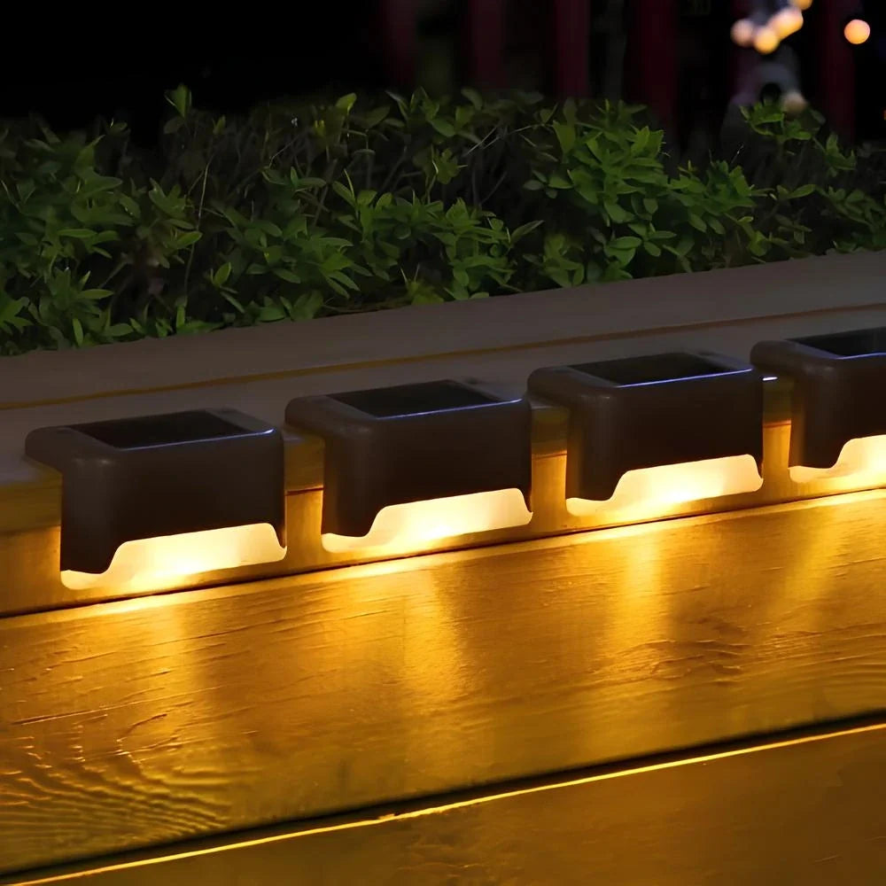 Luces solares de paso