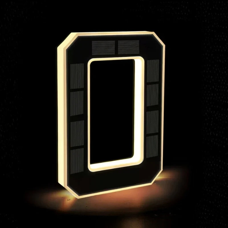 Luz solar para número de casa