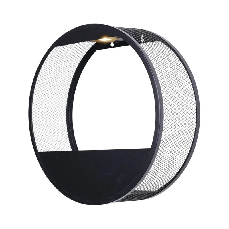 Lámpara de pared con maceta solar