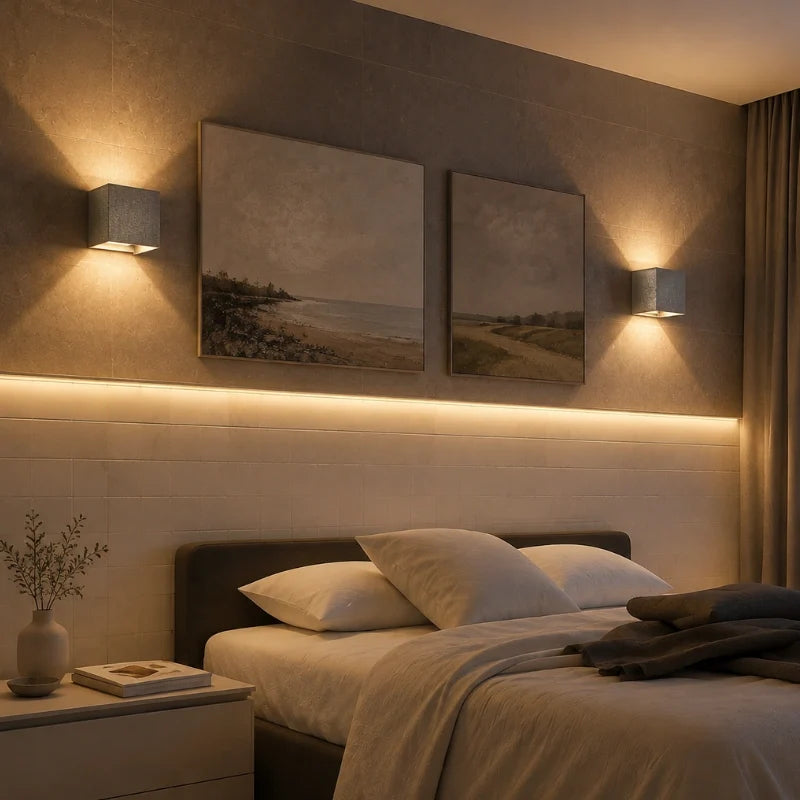 Lámpara de pared ajustable