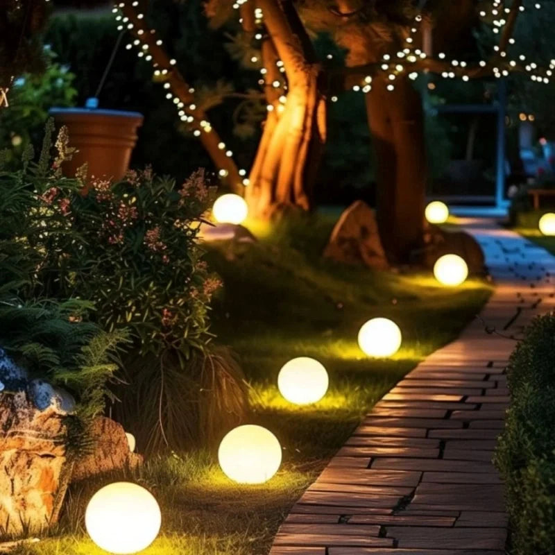 Lámpara esférica de jardín