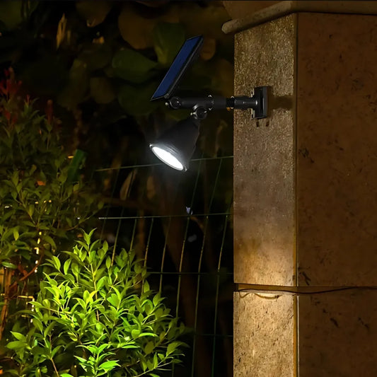 Foco solar para jardín