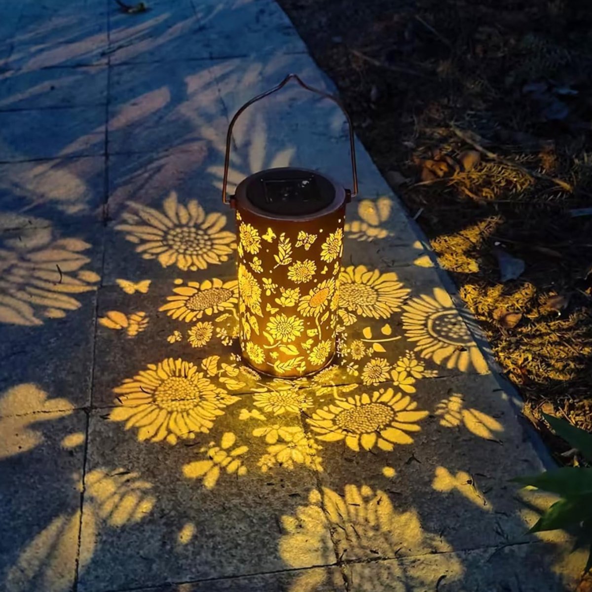Lámpara solar con diseño
