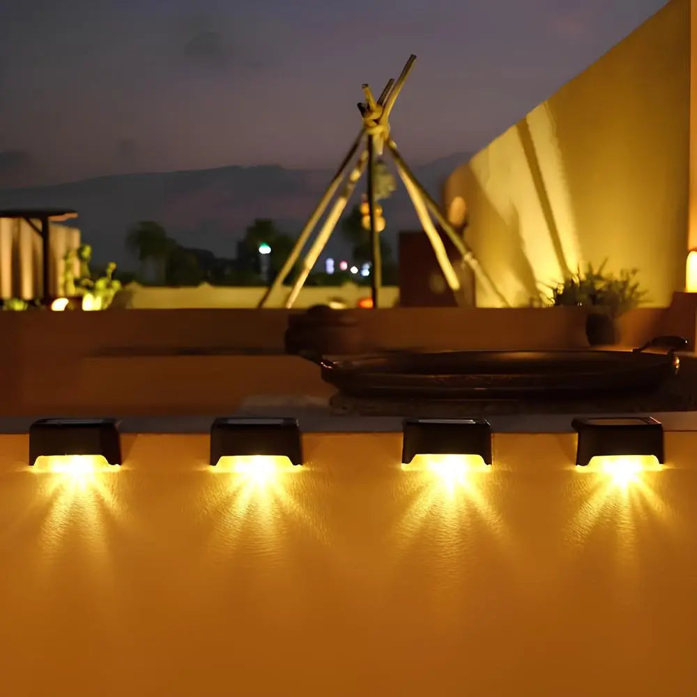 Luces solares de paso