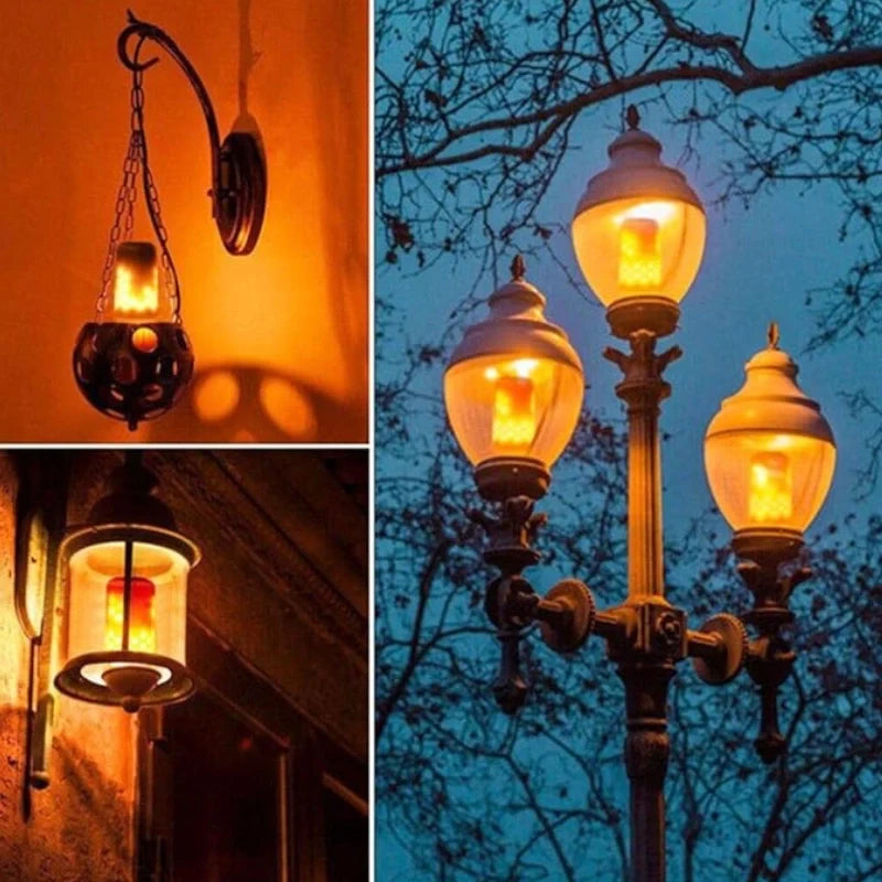 Bombilla LED con efecto llama