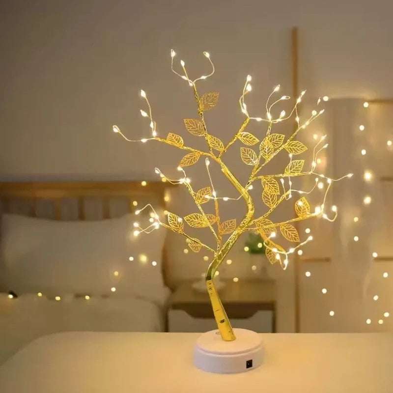 Árbol de hojas doradas