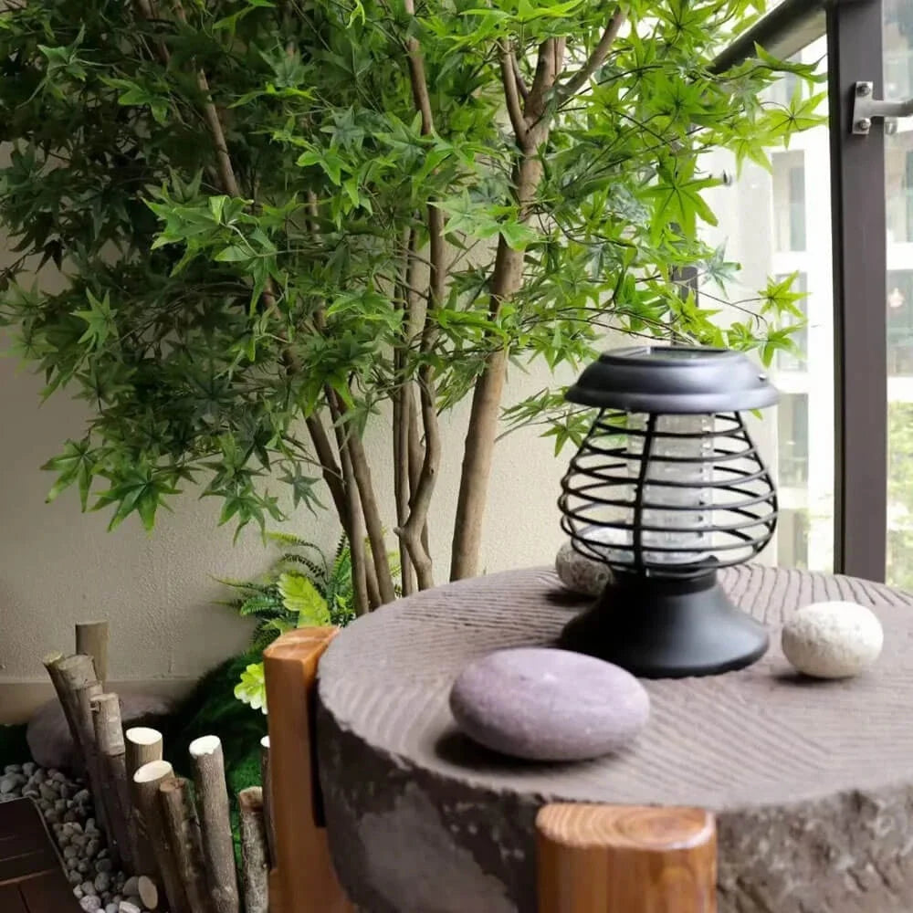 Solar mosquito repellent lantern