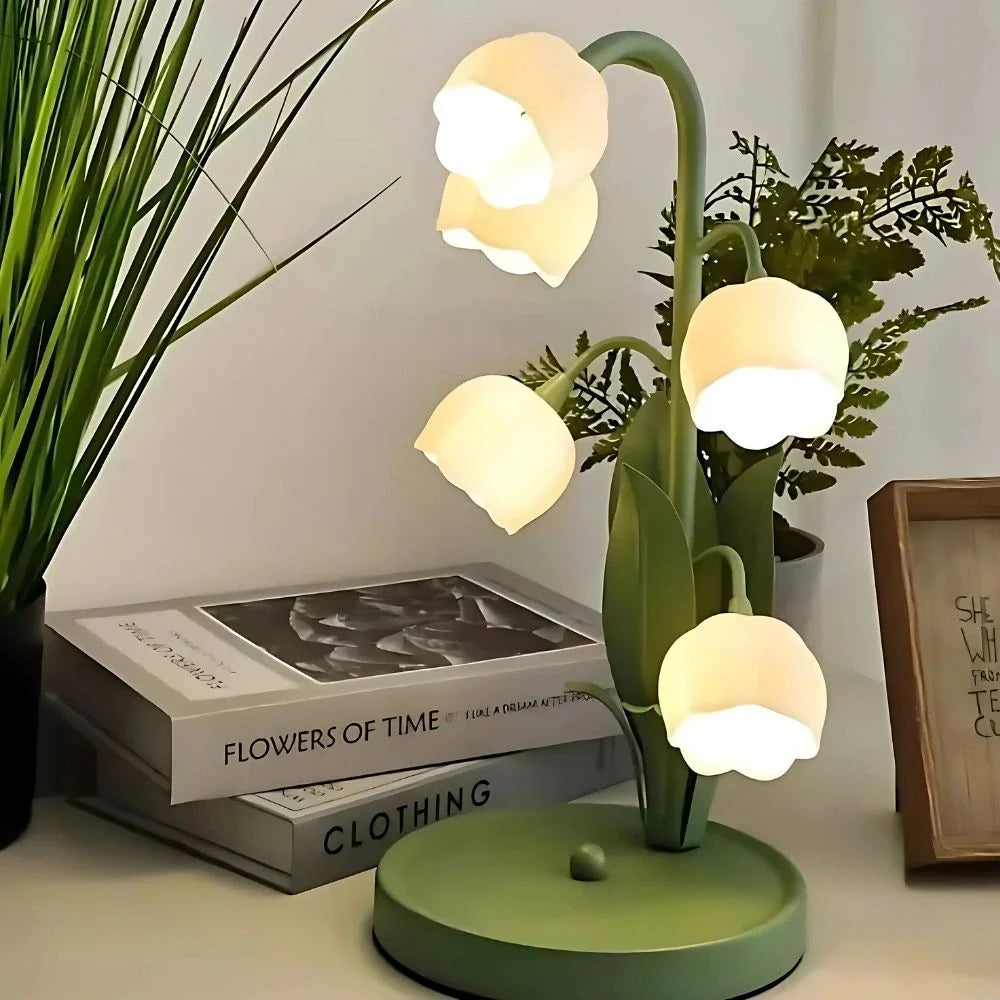 Lámpara de orquídea campana