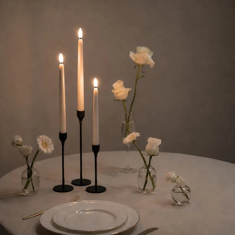 Velas sin llama para candelabro