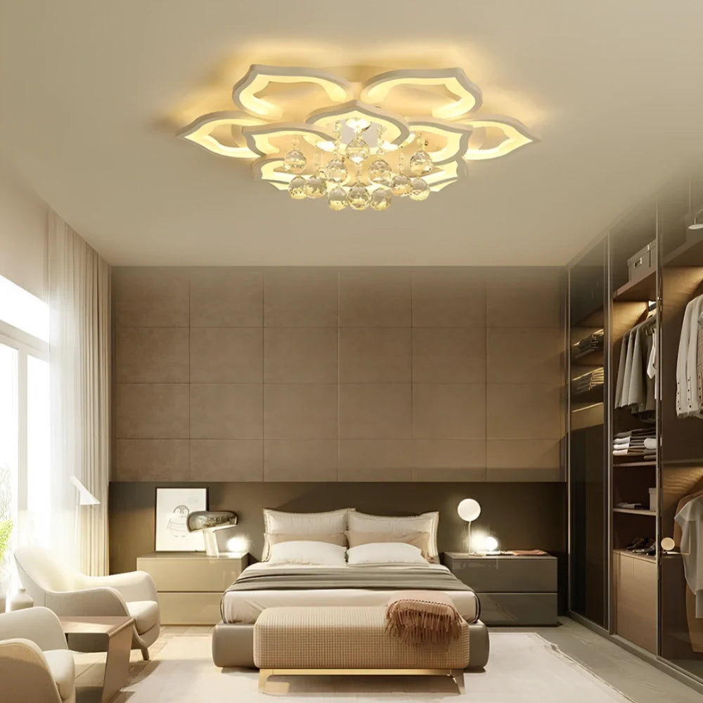 Lotus™ Candelabro de cristal