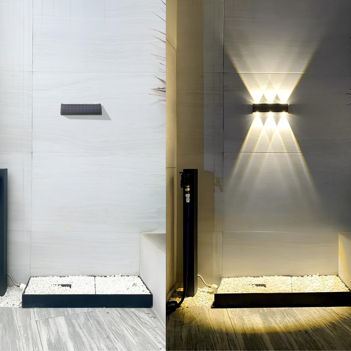 Solar wall light