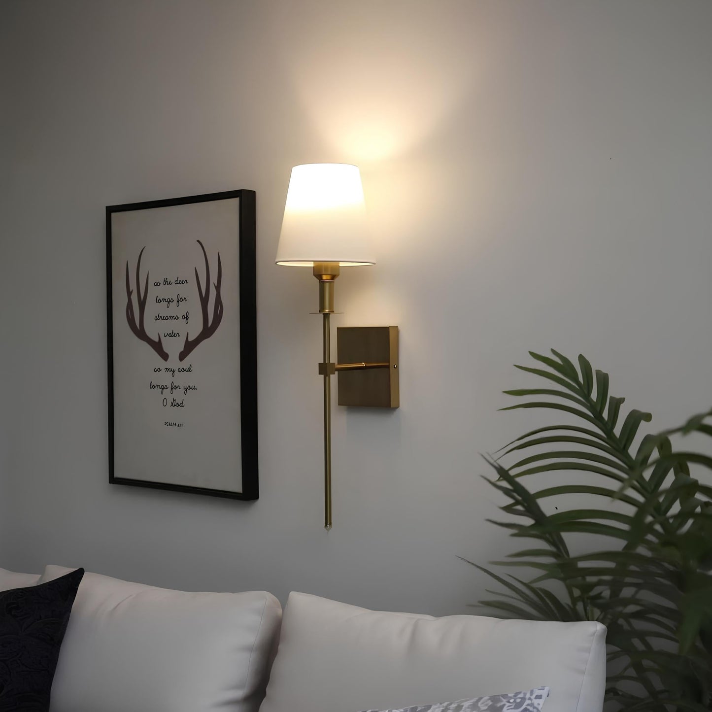 Lámpara de pared clásica elegante