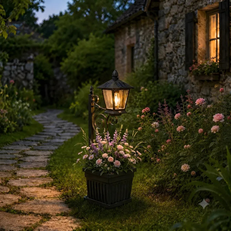 HeritageGlow™ Lantern with Planter