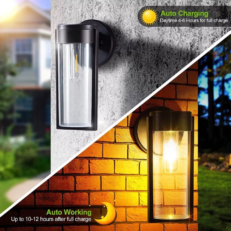 Foco solar de pared