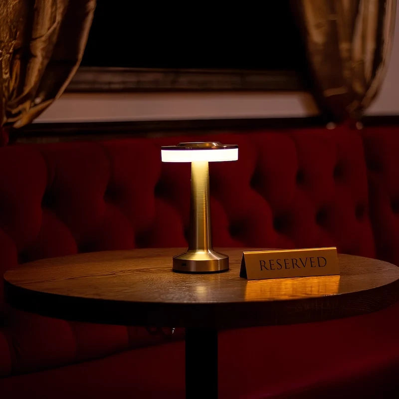 Lámpara de mesa retro para bar