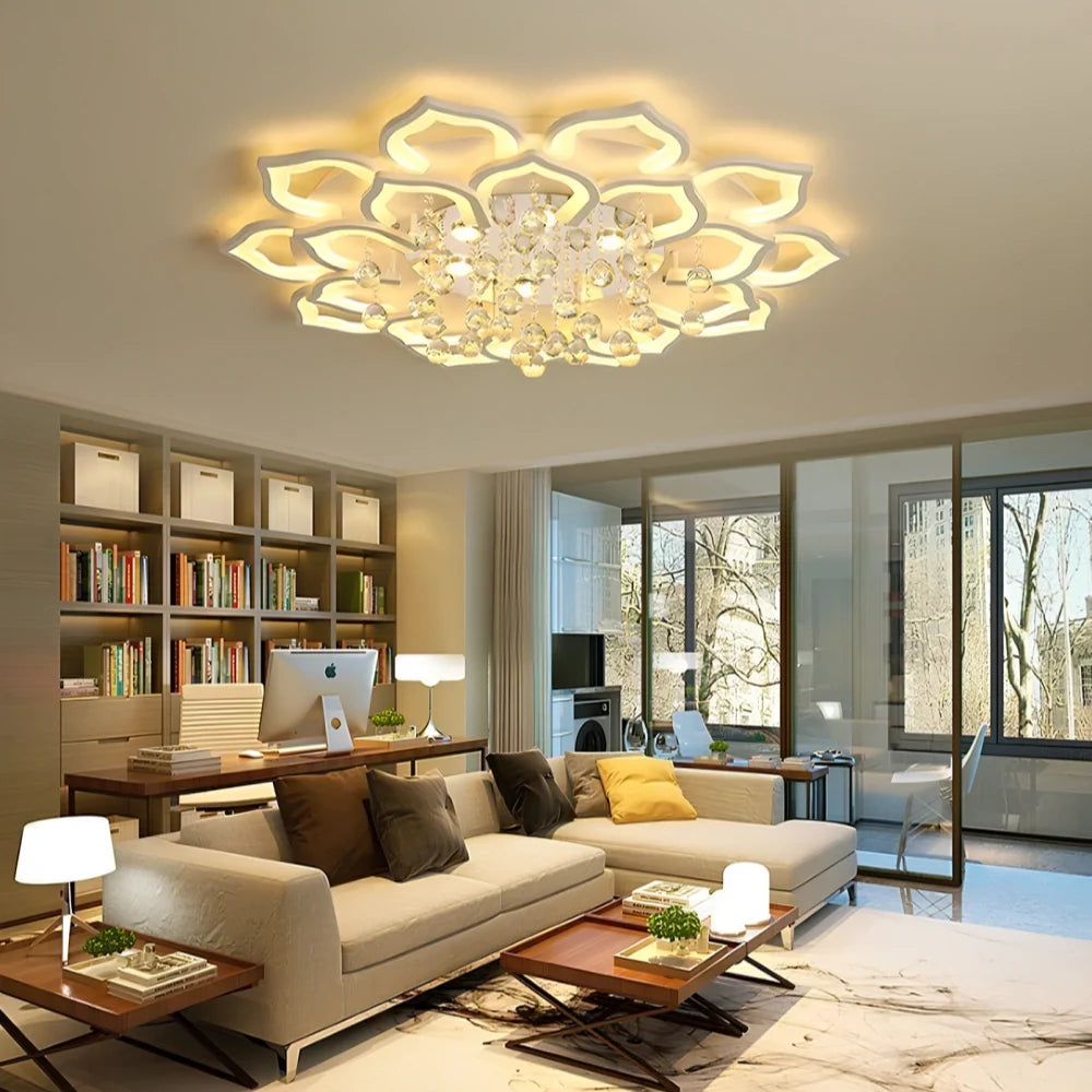 Lotus™ Candelabro de cristal