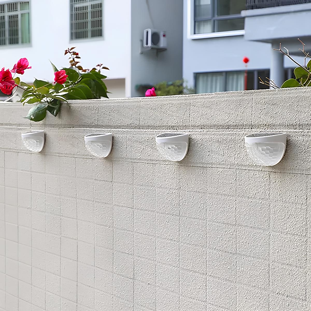 Lámpara solar de pared para exteriores