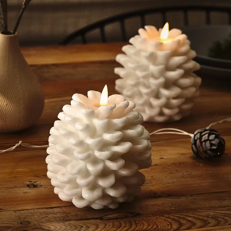 ForestHearth™ Flameless Pineapple Candles