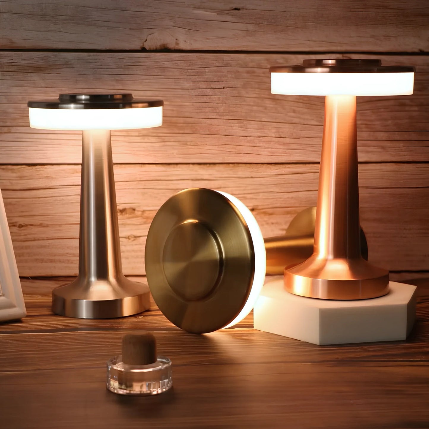 Lámpara de mesa retro para bar