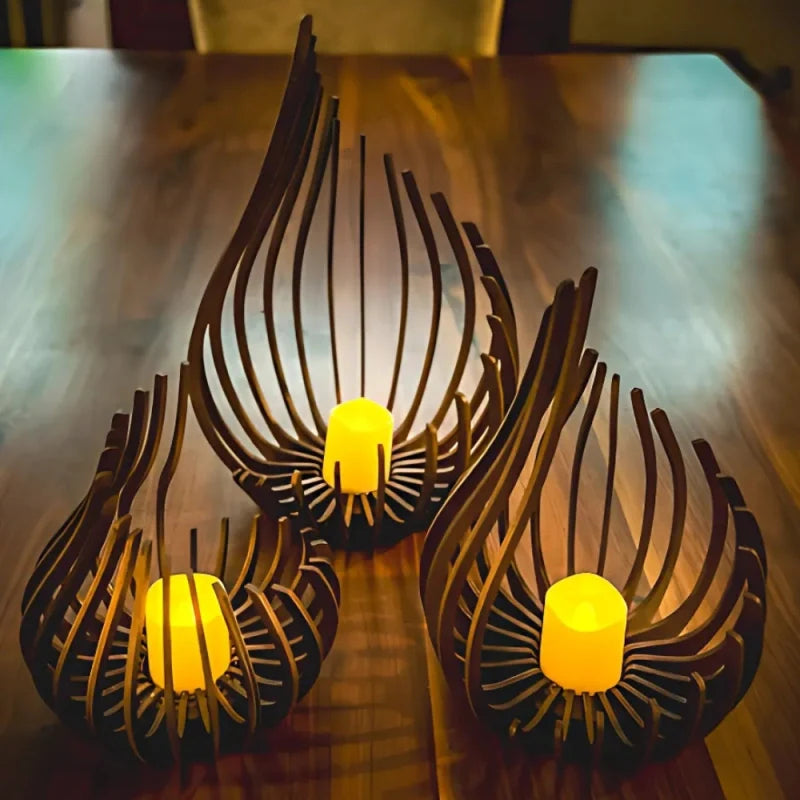 GlimmerDrop™ Candlestick Holder