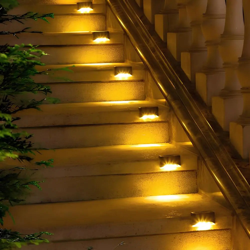 Luces solares de paso
