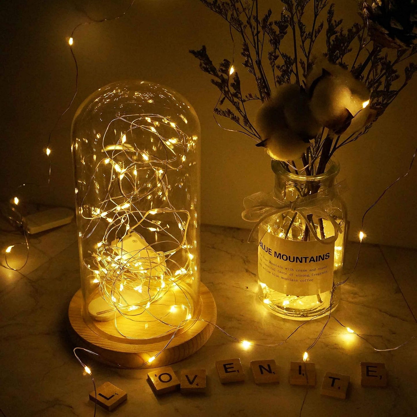 Solar fairy string lights