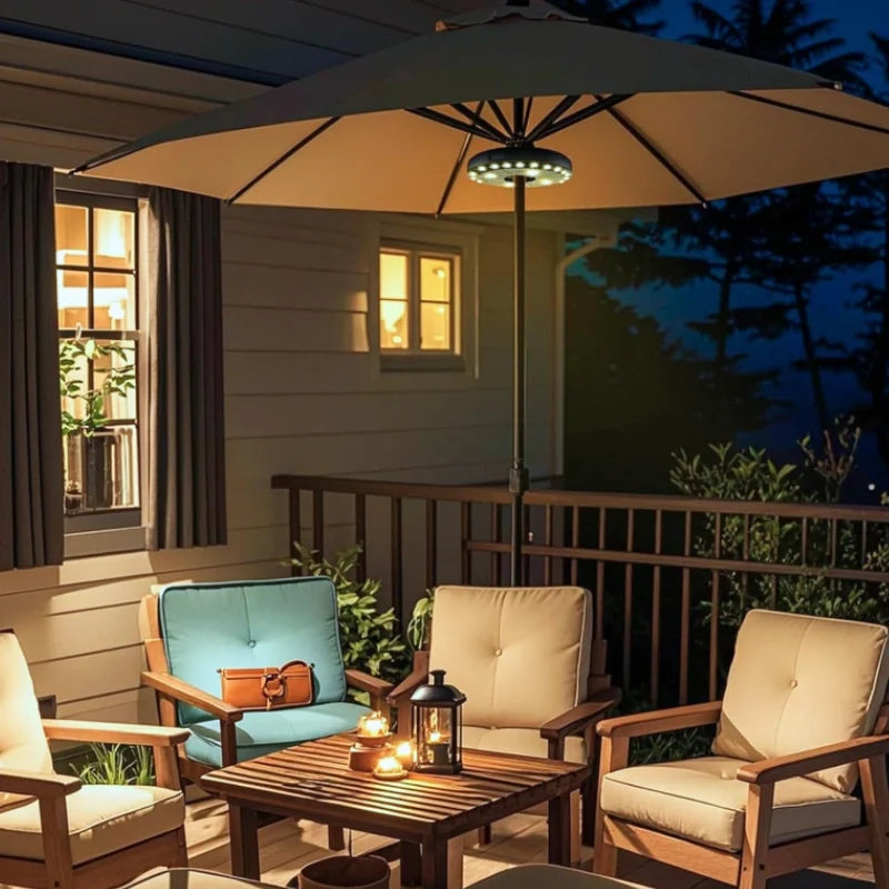 ParasolGlow™ Luz para sombrilla de patio