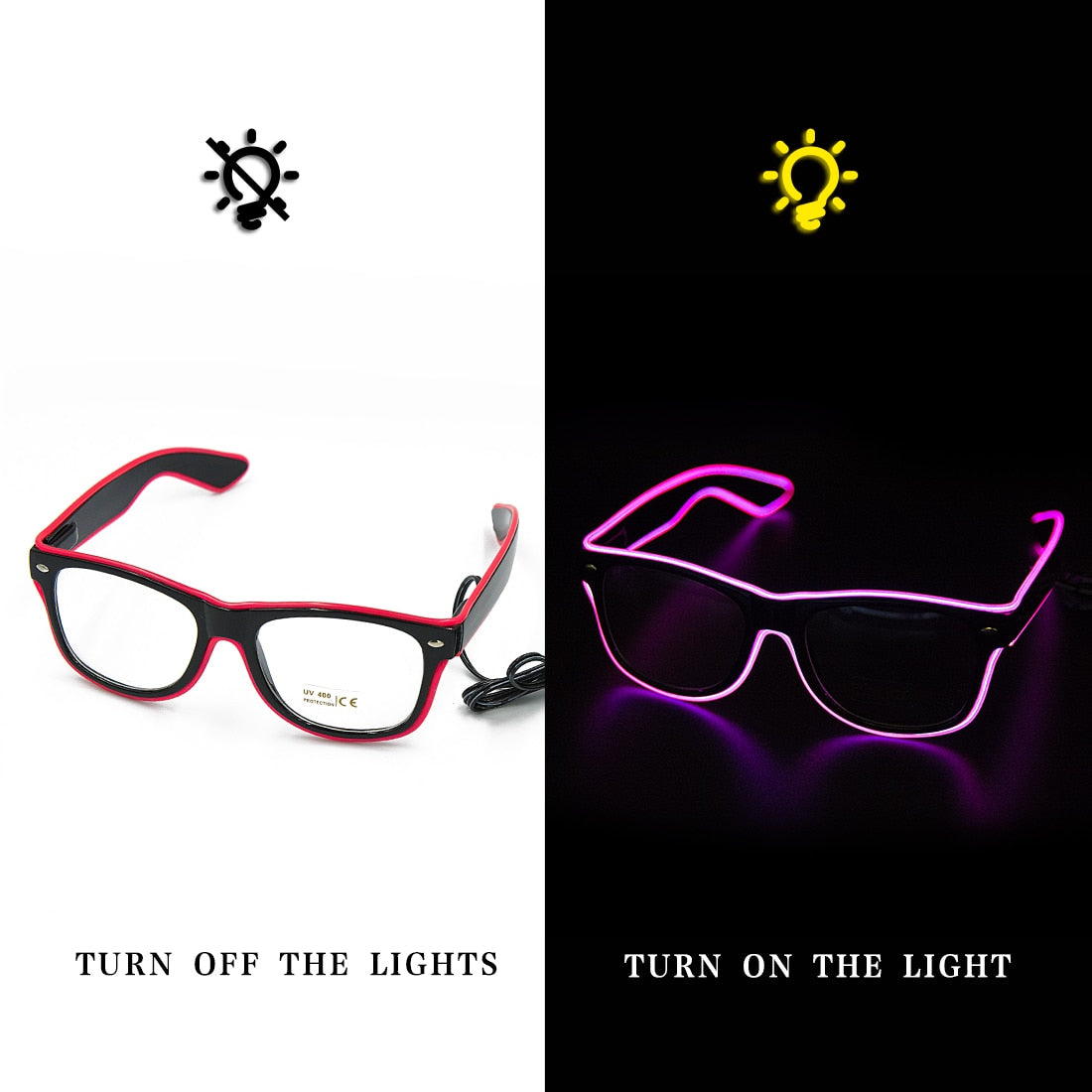 Gafas de neón