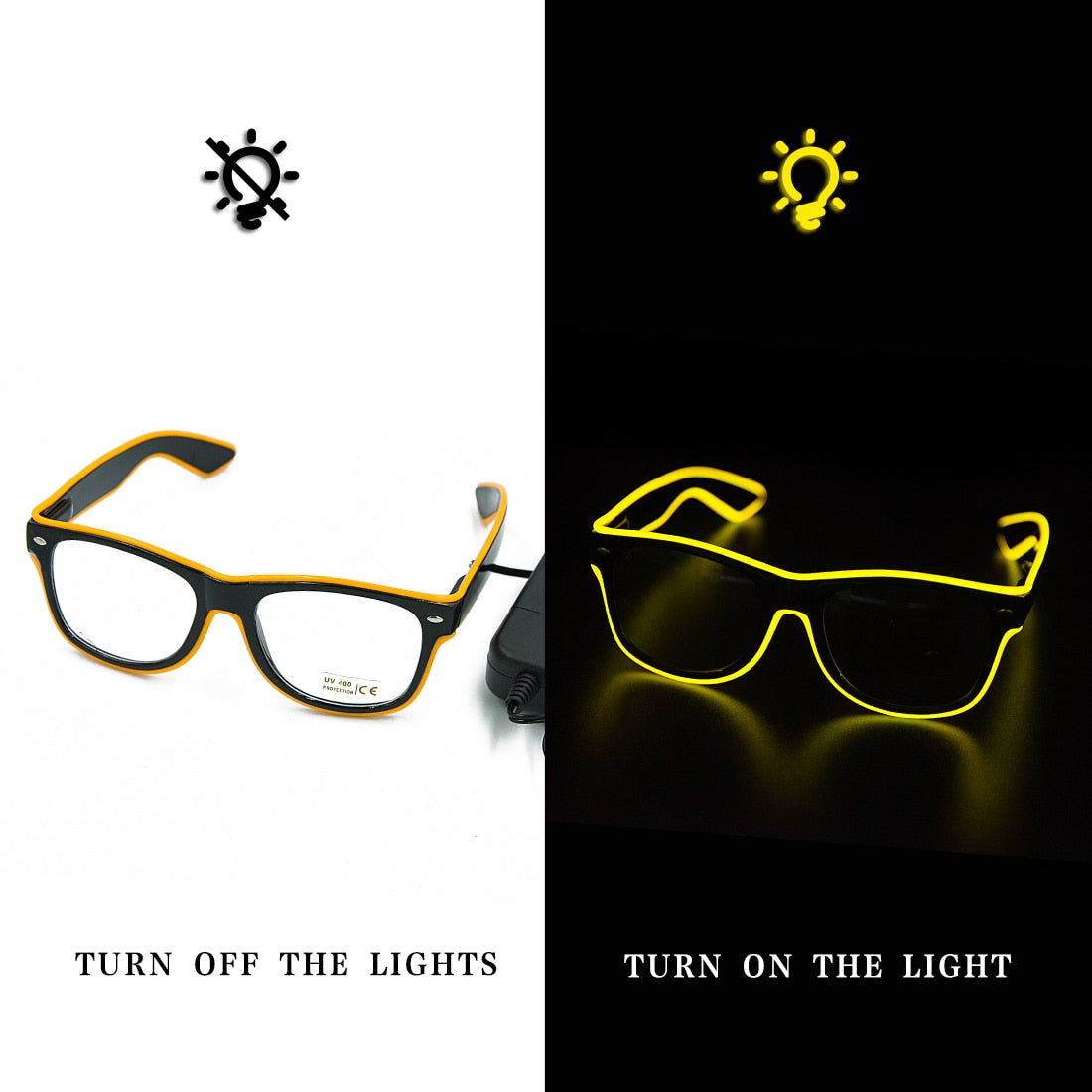 Gafas de neón