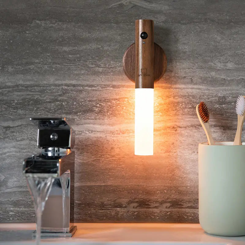 Modern torch with moving flame effect