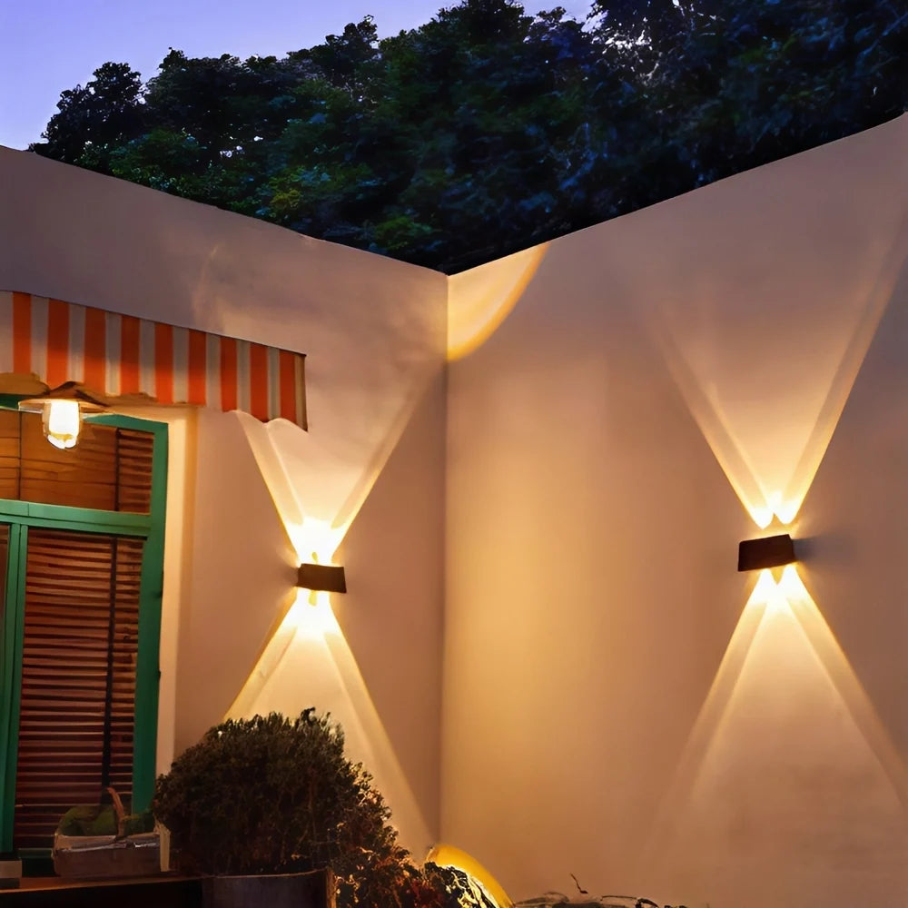 Aplique solar para pared